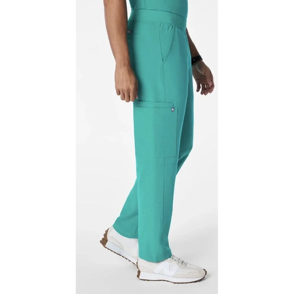 FIGS Axim Scrub Pants Men's XXL Short Teal Green Technical Collection T2001S